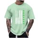 thumbnail image 1 of Ceisia Men's Loose Fit St. Patrick's Day Distressed American Flag & Shamrock Print Crew Neck T-Shirt Gifts, 1 of 3
