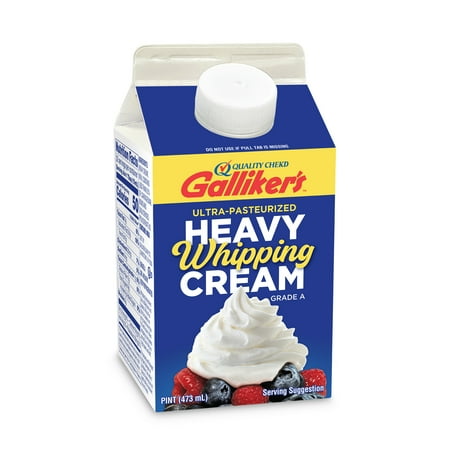 Galliker’s 36% Heavy Whipping Cream Pint, Paper Carton, Fresh