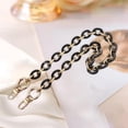 thumbnail image 2 of Esquirla Acrylic Alloy Bag Chain Strap Shoulder Strap Purse Making Accessories Detachable Black 60cm, 2 of 8