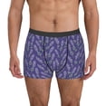thumbnail image 7 of Disketp Lavender Flowers Men's Boxer Briefs,Soft and Breathable Cotton Underwear with ComfortFlex Waistband, 7 of 7