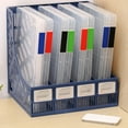 DGROEE A4 Plastic Paper Organizer, Magazine Case Paper Holder Case