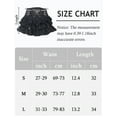 thumbnail image 7 of FEOYA Ladies Goth Punk Skirts Black Women Grunge A-line Skirt Y2k Mini pleated Skirt High Waisted Rock Short Skirt for Party Club Rave M, 7 of 7