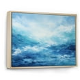 thumbnail image 2 of Designart "Infinity of the Ocean Blue Serenity II" Landscapes Floater Framed Wall Decor, 2 of 7