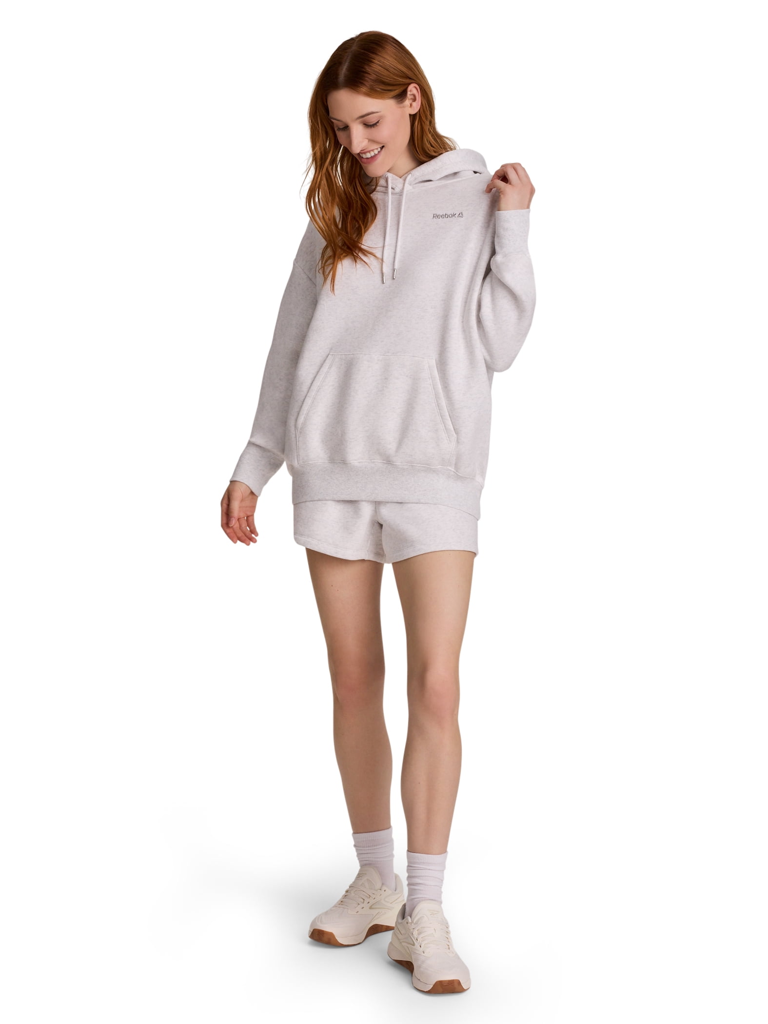 Reebok Women's and Women's Plus Game Day Fleece Oversize Hoodie, Sizes XS-4X