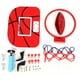 thumbnail image 1 of Aro de netball ajustable apto para niños con ganchos de plástico y montaje adhesivo para un juego seguro, 1 of 8