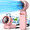 Pink, variant on Portable Handheld Turbo Fan, 5000mAh Rechargeable 3 in 1 Hand Fans with Stepless Speed, Foldable Desktop Personal Fan for Outdoor, Home, Office, Travel, Beach (Pink)Portable Handheld Turbo Fan, 5000m