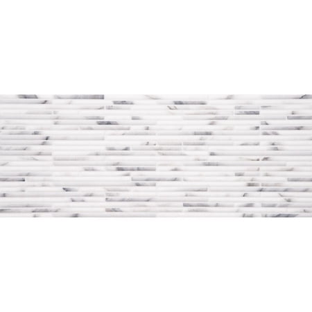 The Tile Life Carmine 8" x 20" Brick Matte Ceramic Floor & Wall Tile Case of 10