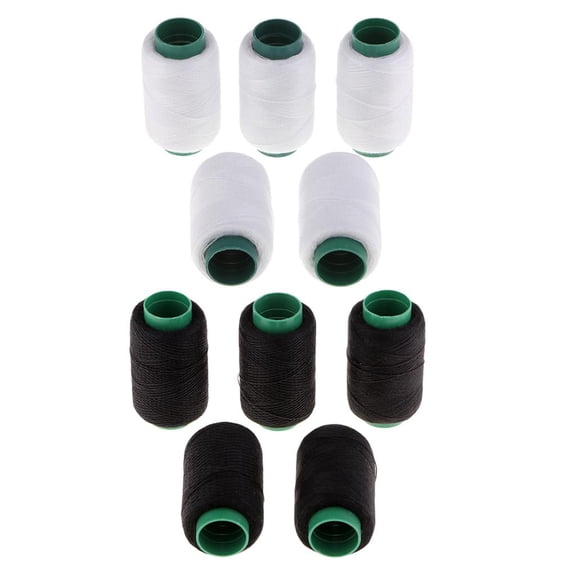 Yunhgft 10 Spools of Spools Spools of Overlock Sewing Thread, Polyester Thread, Sewing