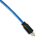 Hyper Tough 50FT Indoor/ Outdoor Extension Cord, 16 AWG, Single Outlet Light-Duty Cold Weather Extension Cord, Blue