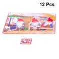 thumbnail image 2 of 12pcs Noël Santa Claus Maison Napperon PVC Napperons Table Napperon (Style D), 2 of 7