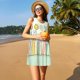 thumbnail image 3 of Fotbe Books Vestido de Verano sin Mangas para Mujer – Vestido Midi Línea A, Estilo Camiseta Floral, Vestido Playero Casual y Fluido, 3 of 7