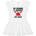 thumbnail image 3 of Inktastic My Grammy and Grampy Love Me Girls Toddler Dress, 3 of 5