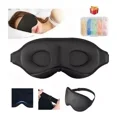 thumbnail image 2 of FOOFOO Antifaz 3d Para Dormir Adjustable Respirable 5 Tapones Oidos Negro 1, 2 of 8