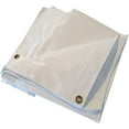 thumbnail image 3 of White Vinyl Tarp 13oz Industrial Grade Tarps (Choose Size) (10'x16'), 3 of 3