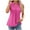 Hot Pink, variant on Womens Tops Under $5 Sleeveless Black Collared Solid Tank Tops Ladies Shirts and Tops
