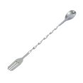 thumbnail image 1 of 10pcs Stainless Steel Double-sided Nonmagnetic Bartender Spoon Fork 12 Inch, 1 of 1