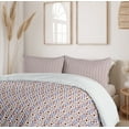 thumbnail image 6 of Ambesonne Ethnic Duvet Cover Sets, Folk Geometrical Forms Art, 2-Queen, White and Multicolor, 6 of 7
