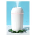 thumbnail image 2 of Mini humidificador (blanco) humidificadores para dormitorio para uso doméstico humidificador de coche, 2 of 5