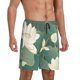 thumbnail image 2 of Balery Lotus Golden Line Pantalones cortos de pijama de punto de algodón para hombre con cinturilla y bolsillos-Small, 2 of 6