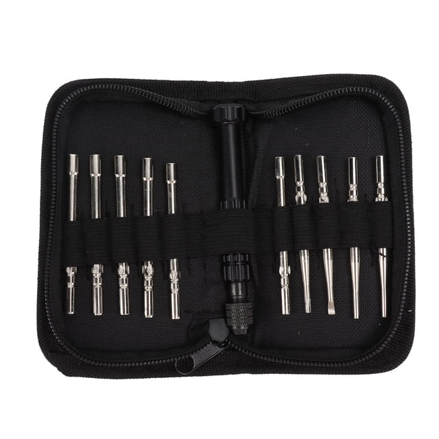 Ensemble d'Outils de Réglage de Carburateur en Acier Inoxydable 10 Pcs avec Poignée Ergonomique et Sac de Rangement - Compatible avec ZAMA, Walbro, STIHL, Husqvarna, Poulan, Ryobi et Plus - Idéal pour Moteurs 2 Temps