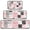 Pioneer Flower Floral-3, variant on Pioneer Flower Floral Print Pattern Kitchen Rugs Sets Of 3,Kitchen Runner Rugs Non Skid Washable,Decorative Kitchen Floor Mats for Kitchen,Sink,Laundry,17X30 Inch 17X47 Inch 17X59 Inch