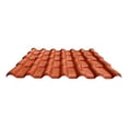 thumbnail image 1 of lámina teja rojo terracota 1.09 x 1.05 m pvc, 1 of 1