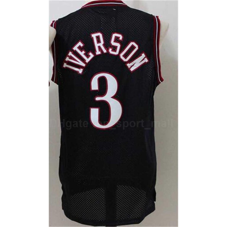 Allen Iverson Georgetown Hoyas Navy Blue Jersey