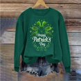 thumbnail image 5 of St Patricks Day Sweatshirt, Long Sleeve Sweatshirts Women, Round Neck Sweatshirt Women's St Patricks Day Printed Sweatshirts Crewneck Long Sleeved Tops Sweatshirt, 5 of 5