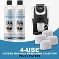 thumbnail image 2 of Solución Descalcificadora Compatible Con Keurig – Kit Concentrado Limpiador Descalcificador Para Todas Las Máquinas De Cápsulas De 1.0 Y 2.0 K-Cup Y Máquinas De Espresso – (2 Botellas, 4 Usos Más 4 Fi, 2 of 8