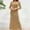 Gold Dresses for Women, variant on SMihono Fashion Women's Glitter Long Sleeve Maxi Dress Elegant Scoop Neck Formal Evening Party Wedding Guest Bridesmaid Holiday Gold 8