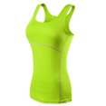 thumbnail image 1 of TOPTIE Yoga Racer Back Tank Top, Athletic Compression Tank, Junior-LIME-M, 1 of 6