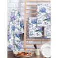 thumbnail image 2 of Blue Purple Spring Floral Kitchen Dish Towels for Drying Dishes Set of 2, Summer Botanical Elegant Waffle Weave Microfiber Hand Tea Bathroom Towels Quick Dry & Absorbent Towel 15.7x23.6, 2 of 7