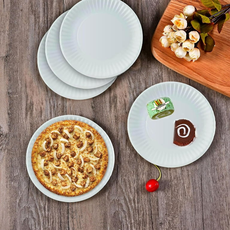 Perfect Stix 9 inch Paper Plates. Pack of 100 Count Paper Plates. Made in The USA.