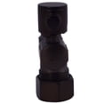 thumbnail image 4 of Westbrass 1/4-Turn Lever Angle Stop Valve, 5/8" OD x 3/8" OD, Matte Black, 4 of 8