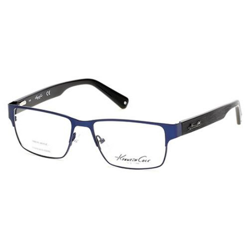 KENNETH COLE Eyeglasses KC0234 091 Matte Blue 53MM - Walmart.com ...