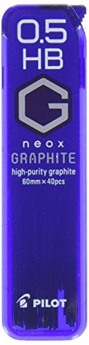 Pilot Neox Graphite Mechanical Pencil Lead 0.5 mm #2_ F HRF5G-20-F Japan