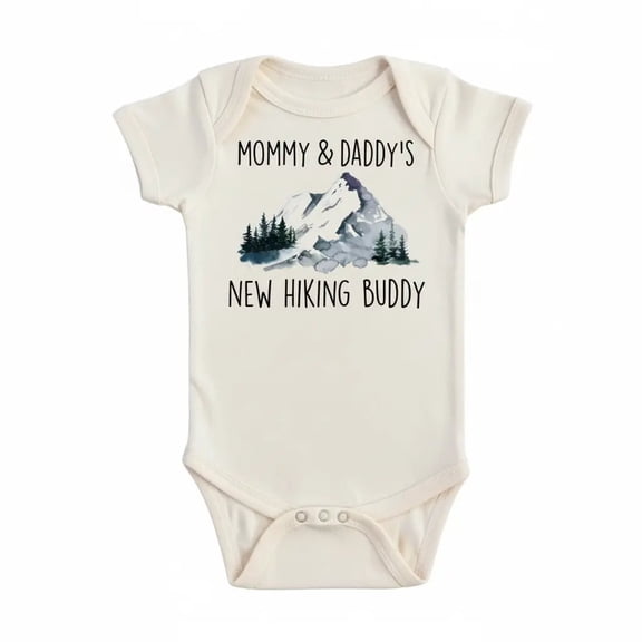 Mountain Hiking Newborn Gift Baby Bodysuit