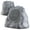 Grey, variant on OSD 6.5" Slate High Fidelity Outdoor Rock Speaker 150W Weather Resistant Passive Stereo Pair RS670