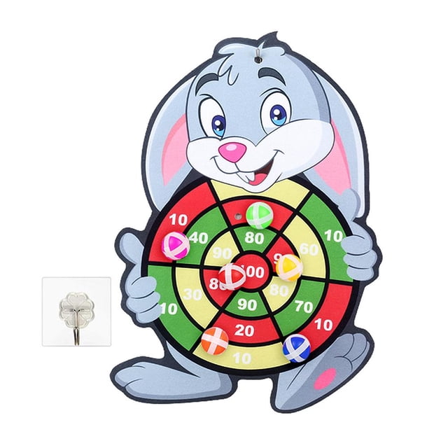 Tablero De Dardos De Dibujos Animados Para Niños, Bolas De Puntería Pegajosas, Tablero De Dardos Con Ventosa, Juego De Disparos, Los Mejores Regalos Para Cumpleaños, Navidad Y Halloween Methold FN008036-02