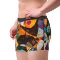 thumbnail image 2 of Gukieu Abstract Musical Faces Print Men's Boxer Briefs, High Elastic Moisture Wicking Boxer Briefs Underwear-Small, 2 of 5
