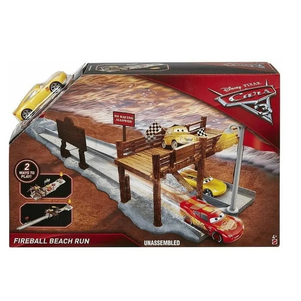 Cars 3 Autopista Carrera Maxima Velocidad En La Playa MATTEL 6464646 Walmart en linea