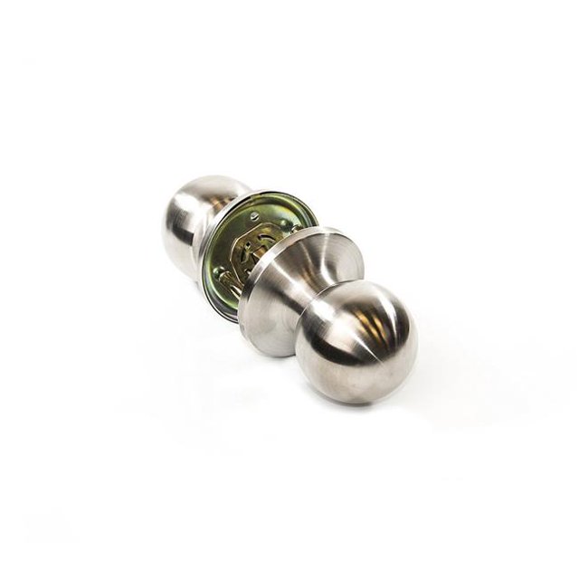 Aleko SKT607PS-UNB Levier de Porte de Passage Portes Intérieures&44; Nickel Satiné