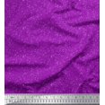 thumbnail image 1 of Soimoi Purple Rayon Fabric Splatter Art Abstract Fabric Prints By Yard 56 Inch Wide, 1 of 1