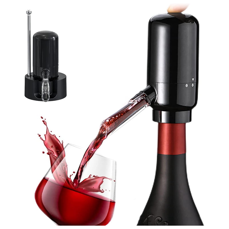 Electric Wine Aerator Decanter Pump Dispenser Set Automatic Wine