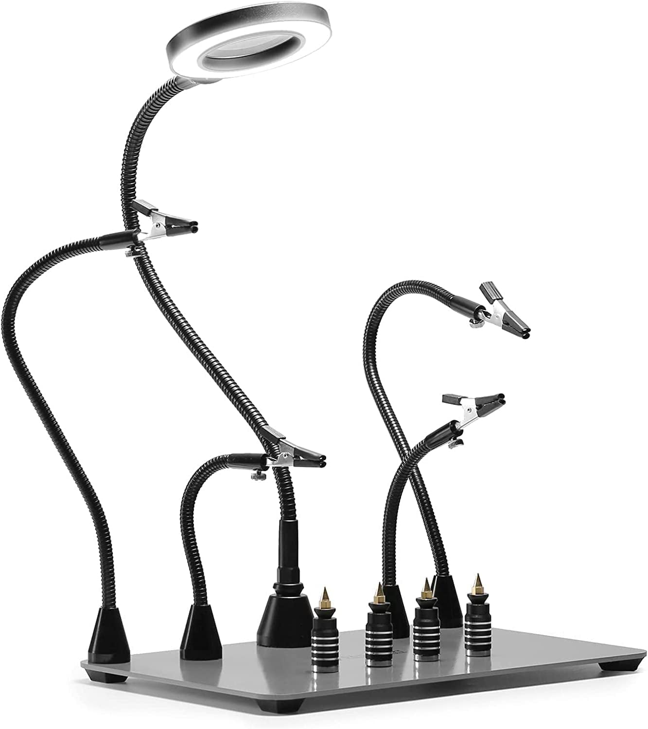 SainSmart Helping Hands Soldering Station with an 11.1 x 7.1