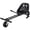 Black 25, variant on Heavy Duty Dual Pole Hoverboard Go Kart Attachment for 6.5 8 10 Hoverboards, Adjustable Seat Frame with Dual Shock Absorbers, Black Steel Hover Cart for Family Fun