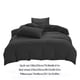 thumbnail image 3 of Juego de cama para todas las estaciones | Sábanas de algodón lavables de 4 piezas, funda nórdica y fundas de almohada | Colores lisos para niños, adolescentes y adultos | Estilo moderno para la, 3 of 9