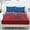 American Flag 250 Years Theme, variant on Whosucclay Scalloped Star Stripe Three Pc Fitted Sheet with Elastic Deep Pockets, 1 Fitted Sheet and 2 Pillowcases, No Flat Sheet Fitted Sheet Set for Bedroom Hotel, King Size