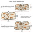 thumbnail image 5 of Yayeee Car Windshield Sun Shade Universal Fit Front Visor Protector, Orange Fall Pumpkin, 5 of 8