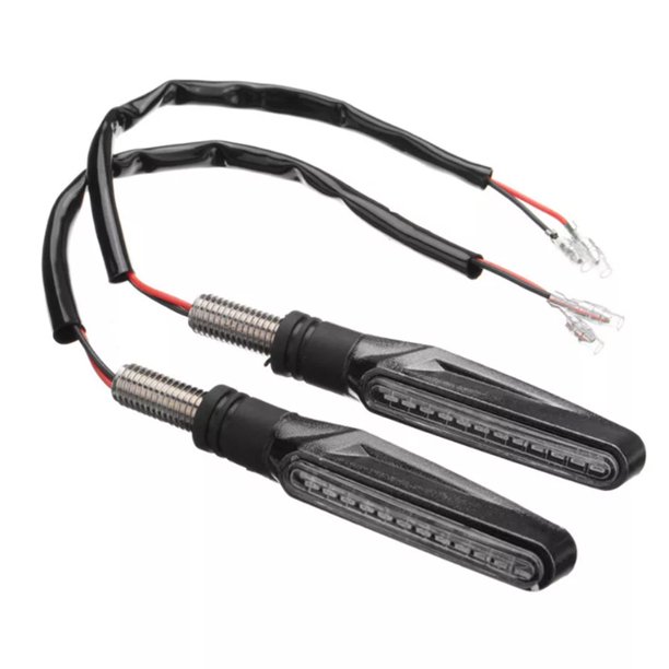4 luces LED intermitentes para motocicleta y bicicleta, para SUV, Suzuki Grand, luz amarilla